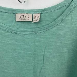 LOGO by Lori Goldstein Tops - Logo Lori Goldstein mint green tunic sz-3X LOGO by Lori Goldstein Tops - Logo Lori Goldstein mint green tunic sz-3X